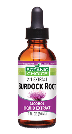 Botanic Choice Herbal Supplement Burdock Root Liquid 1 Oz