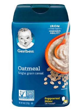 Gerber Oatmeal Cereal 8oz
