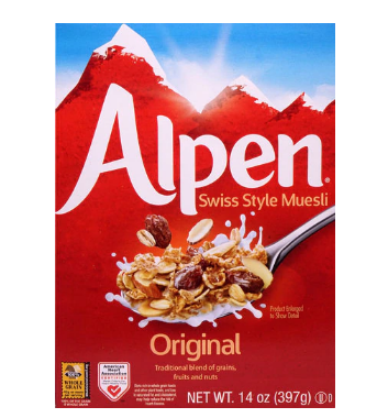 Natural Muesli Cereal Original 14oz 2pk Alpen All