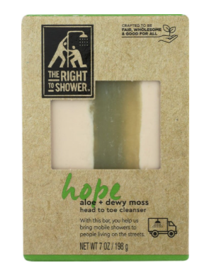 The Right To Shower Hope Bar Soap Aloe Dewy Moss 7oz