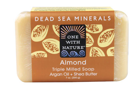 One With Nature Dead Sea Mineral Soap Almond 7 oz