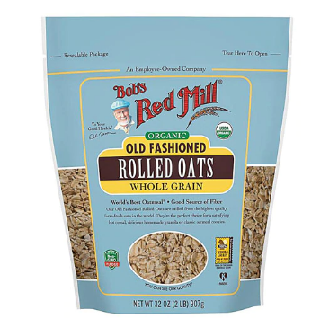 Bobs Red Mill Organic Rolled Oats Old fashioned 32oz