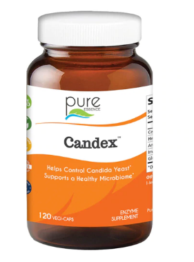 Pure Essence Labs Candex Enzyme Supplement  120 Vegi Caps