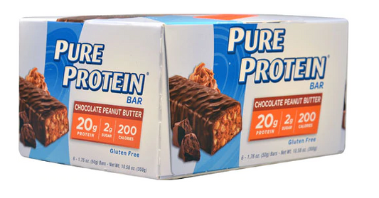 Worldwide Sports Nutrition Pure Protein® Bar Chocolate Peanut Butter 6 Bars