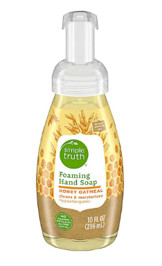 Simple Truth Foaming Hand Soap Honey Oatmeal