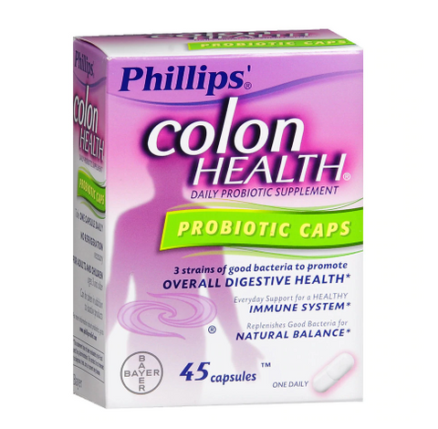Phillips Colon Health Probiotic Caps 45.0ea