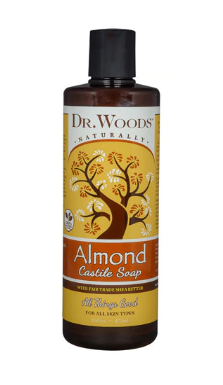 Dr. Woods Pure Castile Soap Almond with Fair Trade Shea Butter 16 fl oz