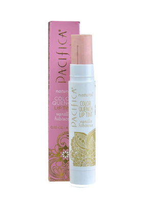 Pacifica Color Quench Lip Tint  Vanilla Hibiscus  0.15 oz 12 Pack