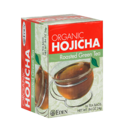 Eden Foods Organic Roasted Green Tea Hojicha 16 Tea Bags