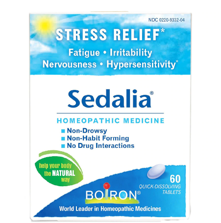 Boiron Sedalia Tablets Homeopathic Medicine for Stress Relief 60.0ea