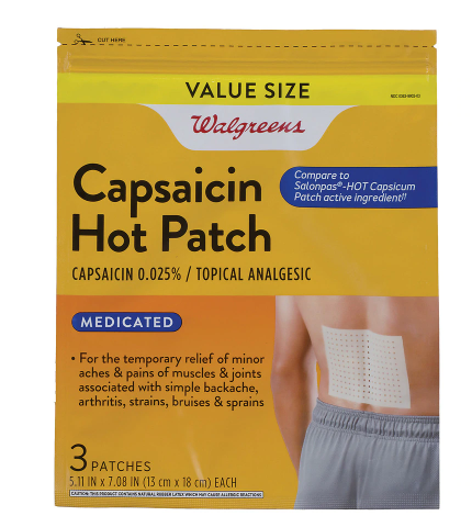 Walgreens Capsaicin Hot Patch 3.0ea