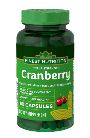 Finest Nutrition Cranberry Triple Strength Capsules 60.0ea