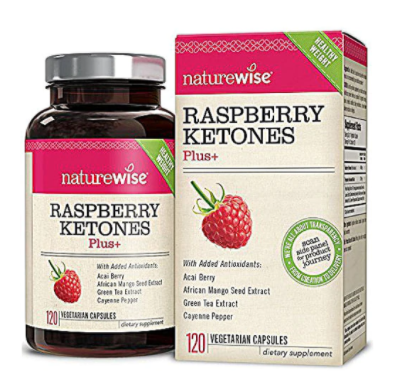 Naturewise Raspberry Ketones Plus  120 Vegetarian Capsules