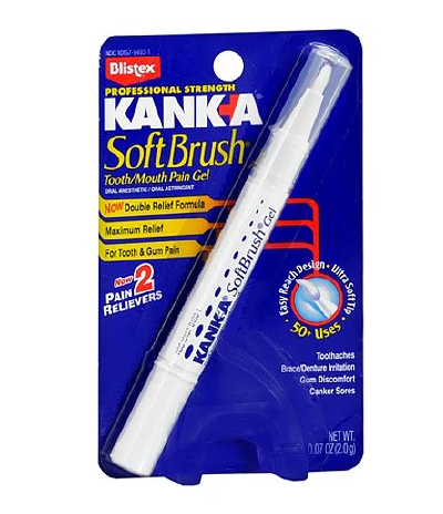 Blistex Kank A SoftBrush Tooth and Gum Pain Gel 0.07 oz