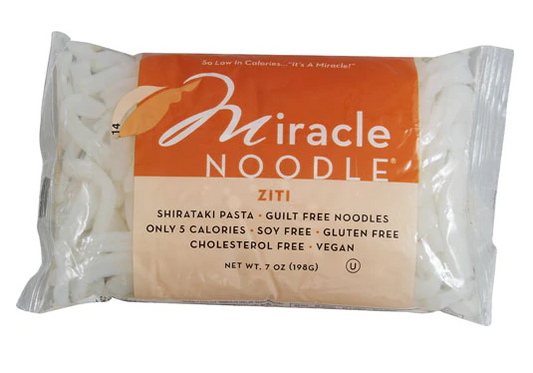 Miracle Noodle Shirataki Pasta Ziti  7oz 6pk