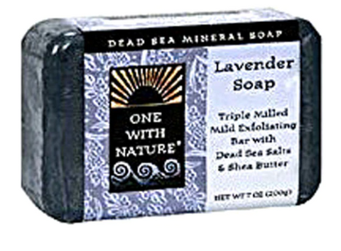 One With Nature Dead Sea Mineral Soap Lavender  7 oz