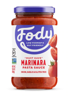 Fody Foods Pasta Sauce Low Fodmap Marinara 19.4oz