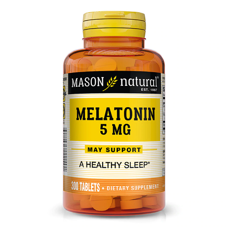 Mason Natural Melatonin 5mg with Vitamin B Tablet 300.0ea