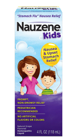 Nauzene Kids Upset Stomach Relief Liquid Natural Grape 4.0floz