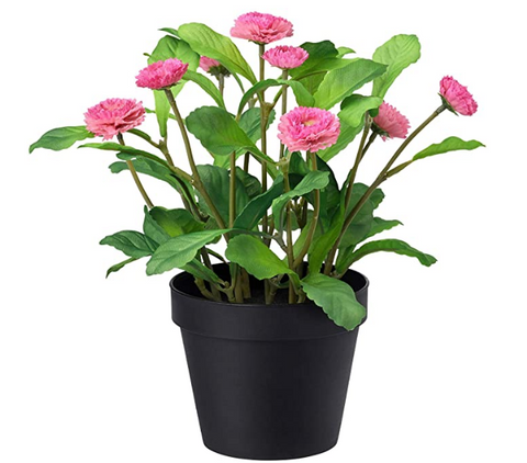 IKEA 103.953.36 Fejka Artificial Potted Plant, Indoor/Outdoor, Common Daisy Pink