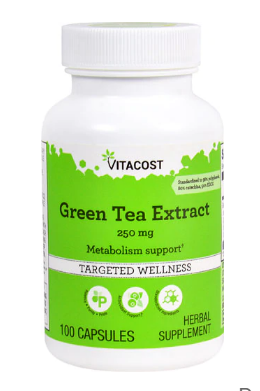 Vitacost Green Tea Extract Standardized 250 mg 100 Capsules
