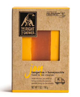 The Right To Shower Joy Bar Soap Tangerine Honeysuckle 7oz