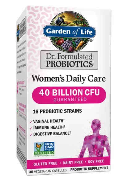 Garden of Life Womens Probiotics Daily Care Capsules 30ct