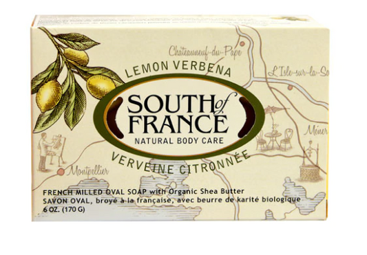 South of France French Milled Oval Soap Lemon Verbena  6 oz