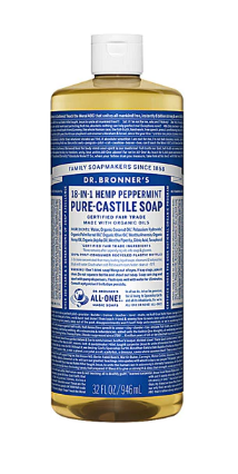Liquid Soap Dr. Bronners Pure Castile Peppermint