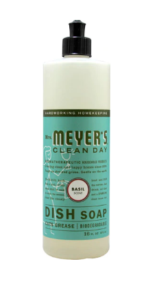 Mrs. Meyers Clean Day Liquid Dish Soap Basil 16oz