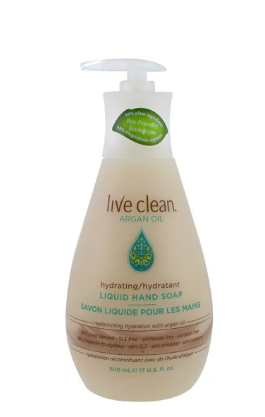 Live Clean Argan Oil Liquid Hand Soap  17 fl oz