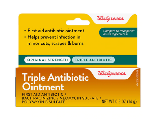 Walgreens First Aid Triple Antibiotic Ointment