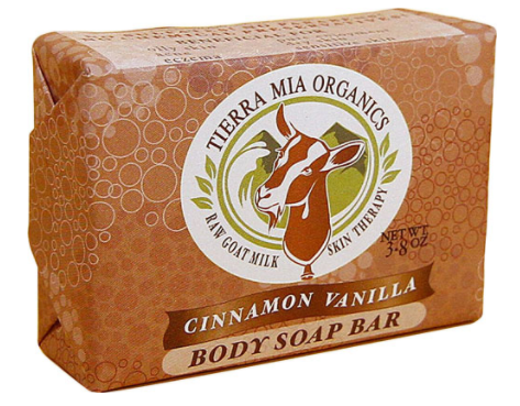 Tierra Mia Organics Body Soap Bar Cinnamon Vanilla 3.8 oz