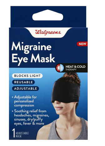 Walgreens Hot and Cold Migraine Eye Mask 1ea