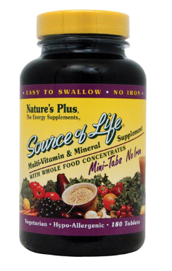 Natures Plus Source of Life Multi Vitamin and Mineral Supplement