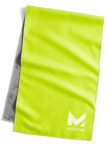 Mission Cooling Towel High Visibility Green 1.0ea