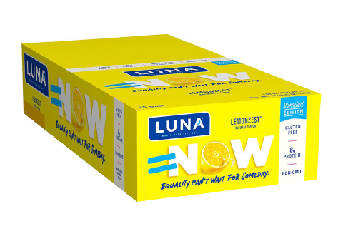 Clif Luna Gluten Free Bar Lemonzest  15 pack