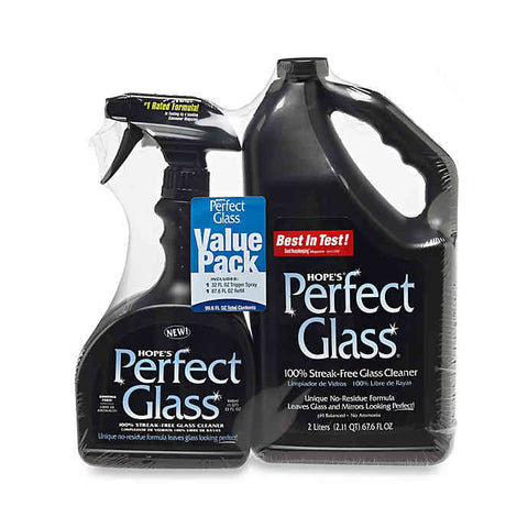 Hopes Perfect Glass Refill with 32oz Spray Cleaner