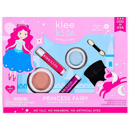 Klee Naturals Princess Fairy Makeup Kit Blue and Pink  4Piece