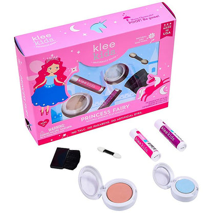 Klee Naturals Princess Fairy Makeup Kit Blue and Pink  4Piece