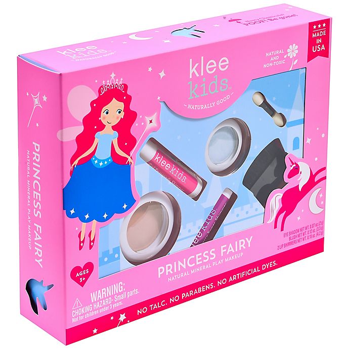 Klee Naturals Princess Fairy Makeup Kit Blue and Pink  4Piece