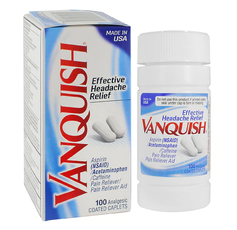 Vanquish Headache Relief Caplets 100 ct