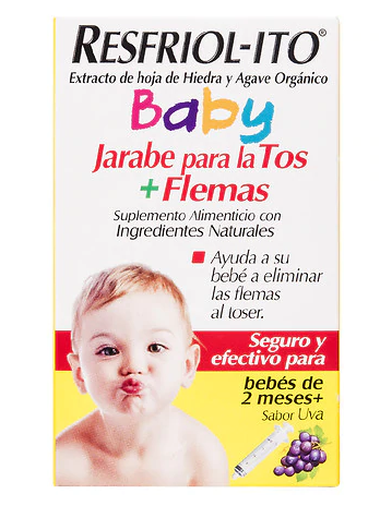 Resfriol Ito Baby Cough Syrup plus Mucus Grape 2oz