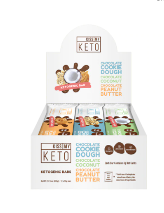 Kiss My Keto Ketogenic Bar Variety Pack 12 Bars