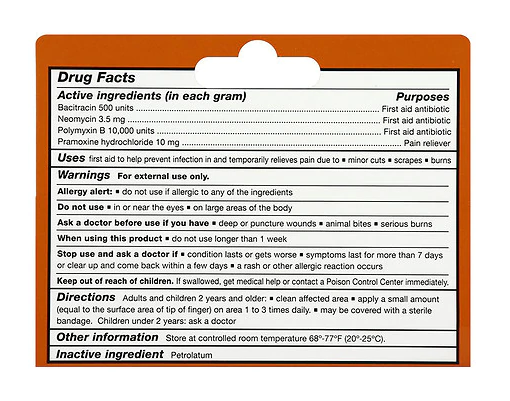 Walgreens Triple Antibiotic with Pain Relief 0.5oz