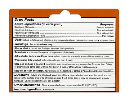 Walgreens Triple Antibiotic with Pain Relief 0.5oz