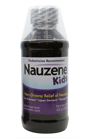 Nauzene Kids Upset Stomach Relief Liquid Natural Grape 4.0floz