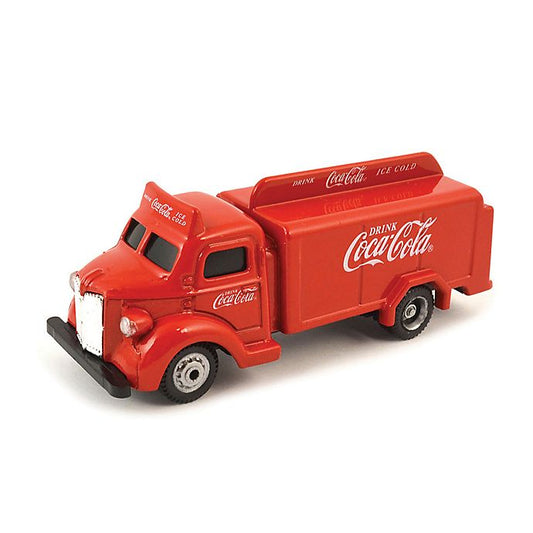 Coca Cola 1 over 87 Scale 1947 Cola Bottle Diecast Truck in Red