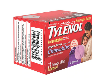 TYLENOL Childrens Pain plus Fever Relief 24ea