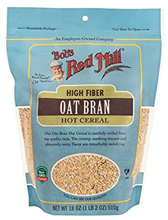 Bobs Red Mill Oat Bran High Fiber Hot Cereal  18 oz